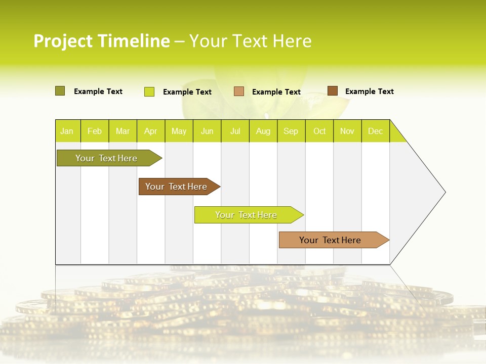 Home Metal Gold PowerPoint Template