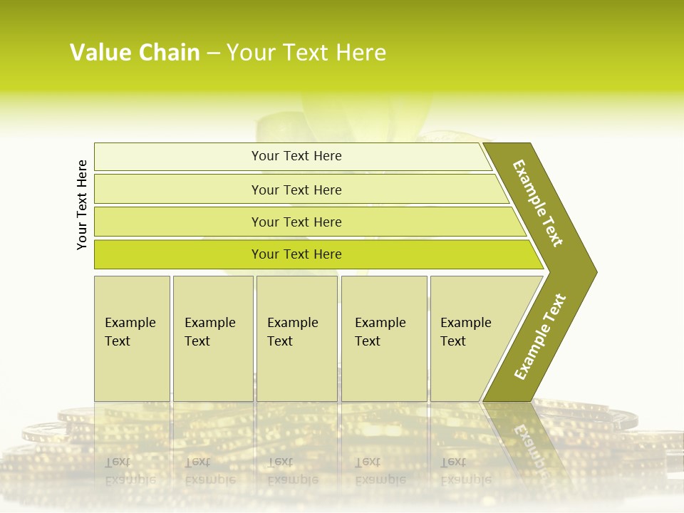 Home Metal Gold PowerPoint Template