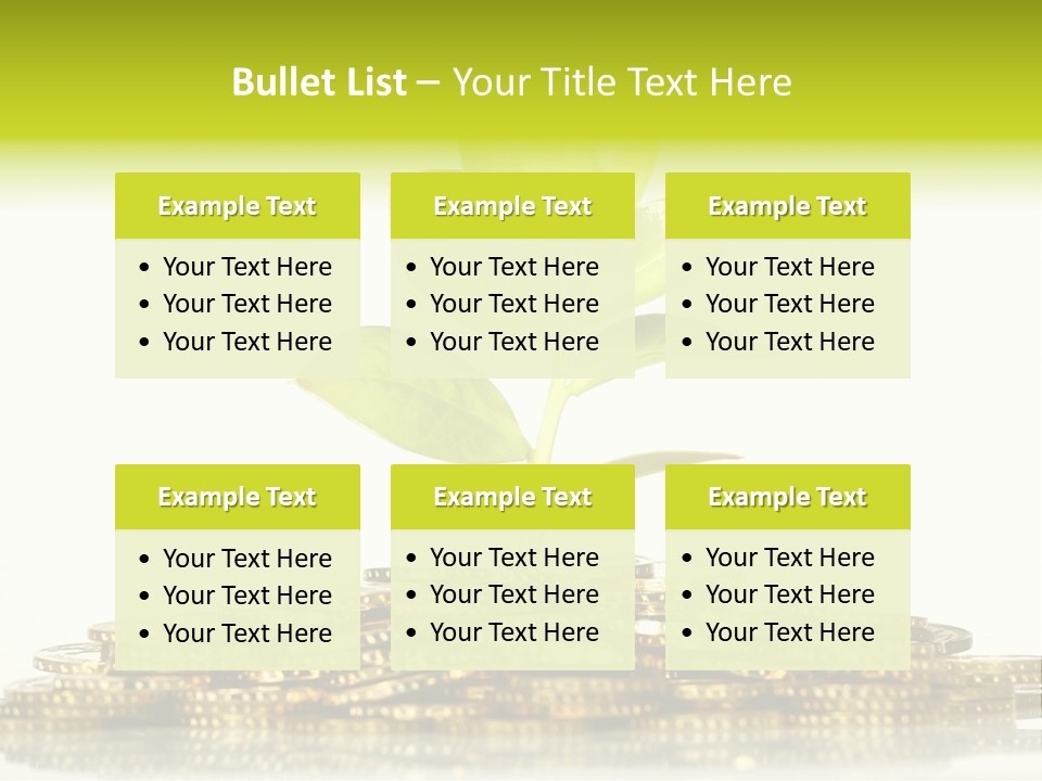 Home Metal Gold PowerPoint Template
