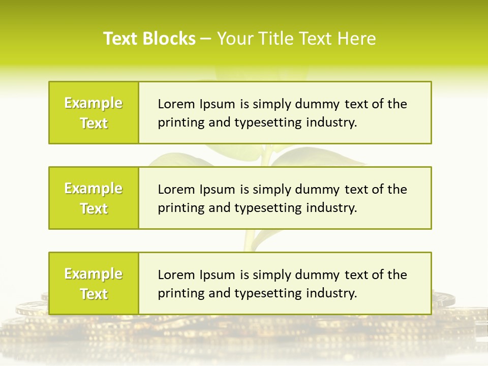 Home Metal Gold PowerPoint Template