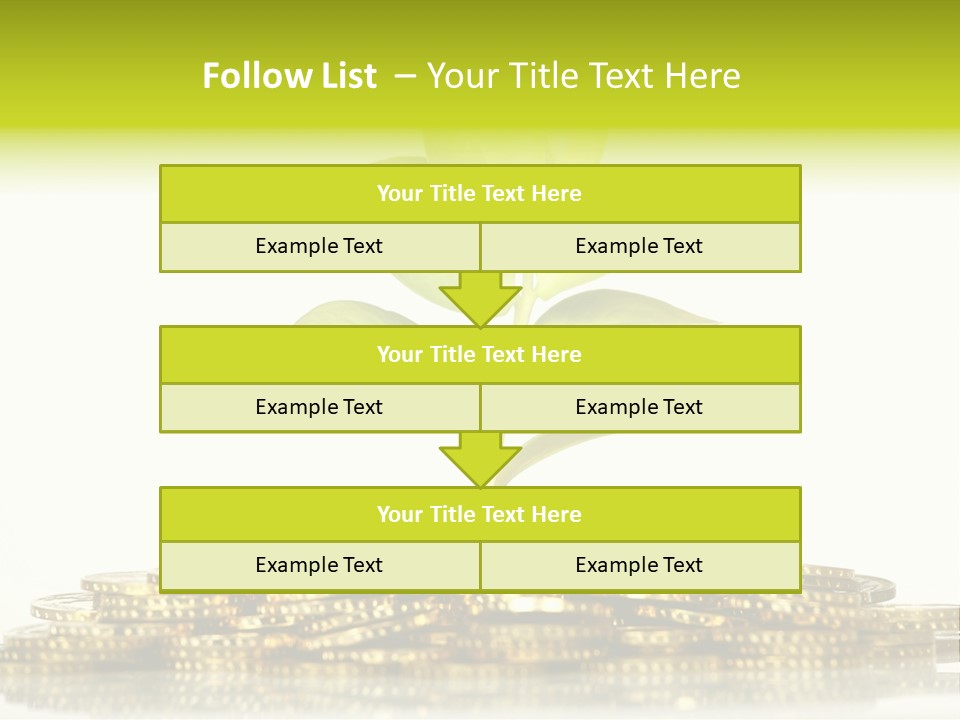 Home Metal Gold PowerPoint Template