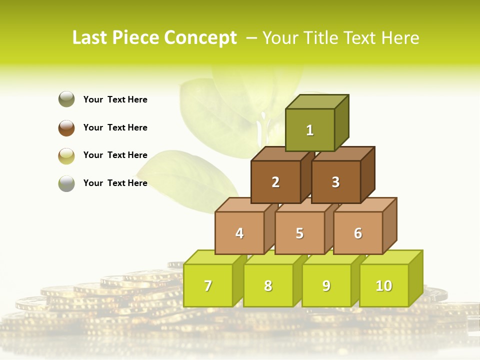 Home Metal Gold PowerPoint Template