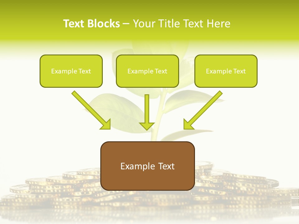 Home Metal Gold PowerPoint Template