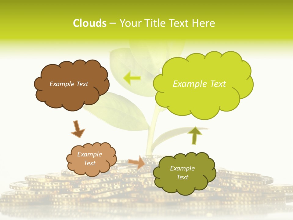 Home Metal Gold PowerPoint Template