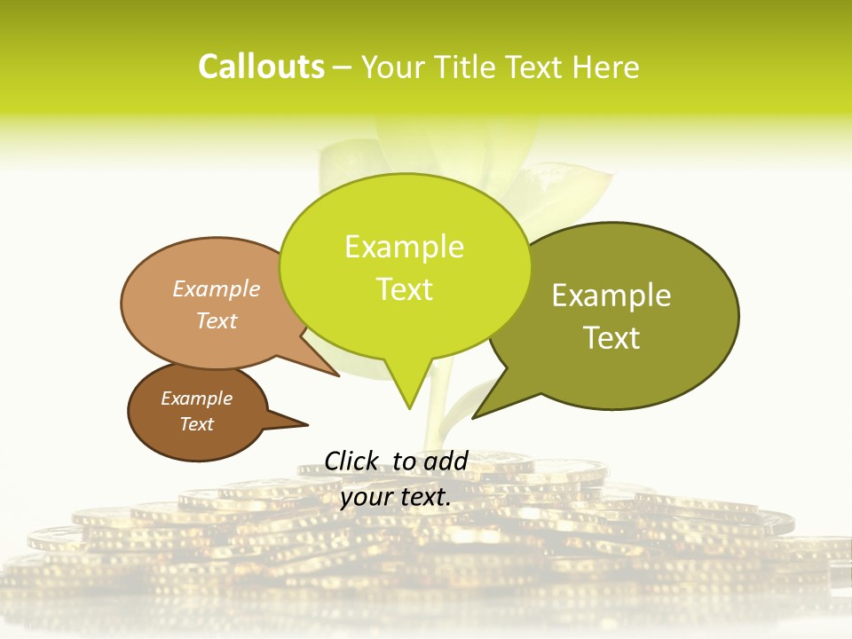 Home Metal Gold PowerPoint Template