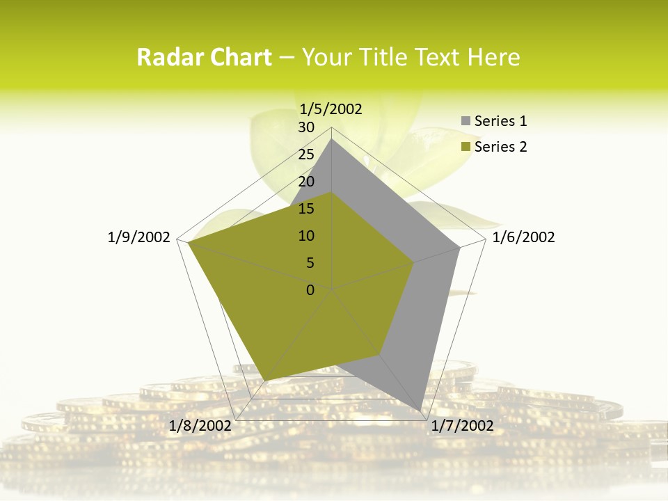 Home Metal Gold PowerPoint Template