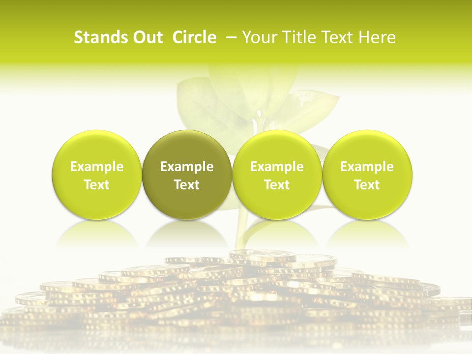 Home Metal Gold PowerPoint Template