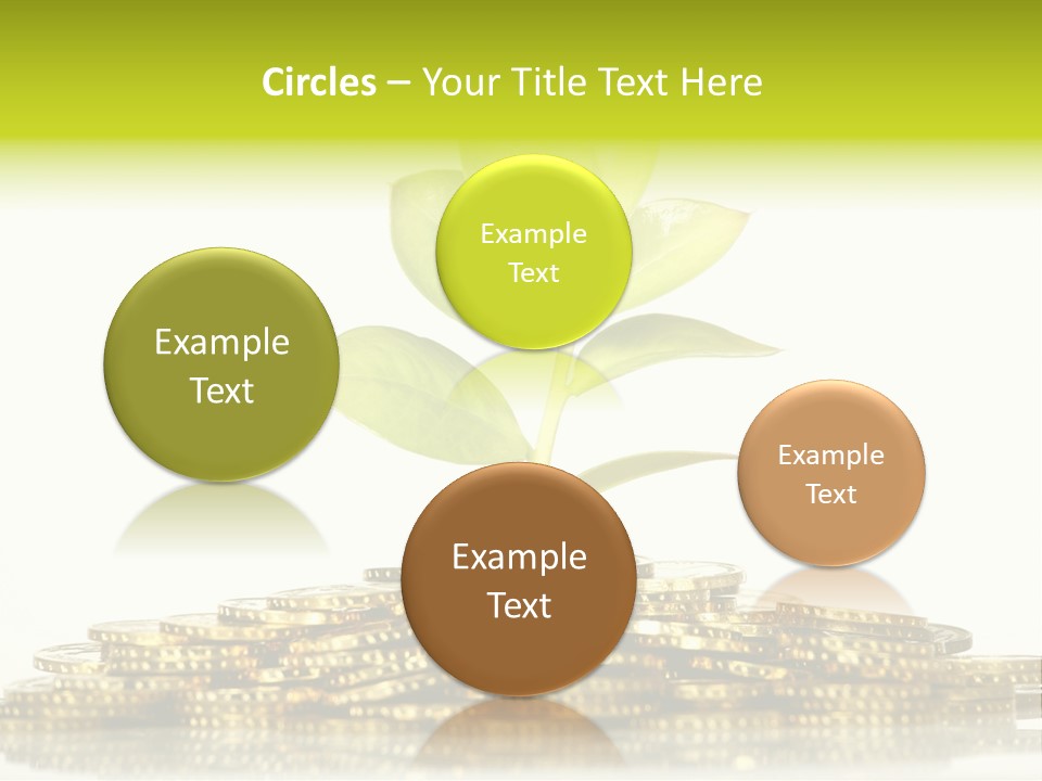 Home Metal Gold PowerPoint Template