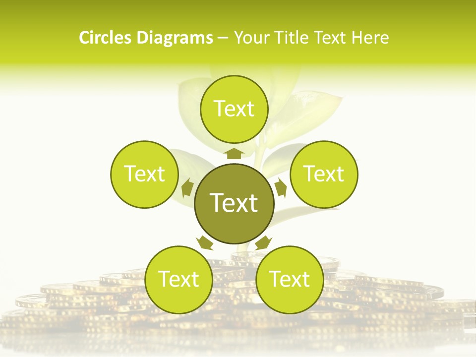 Home Metal Gold PowerPoint Template