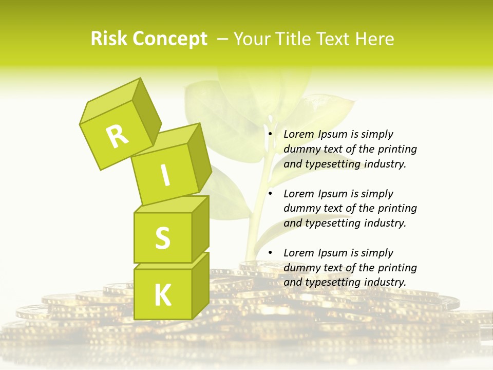 Home Metal Gold PowerPoint Template