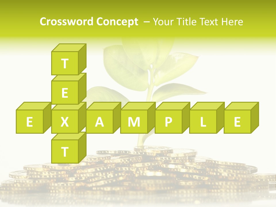 Home Metal Gold PowerPoint Template