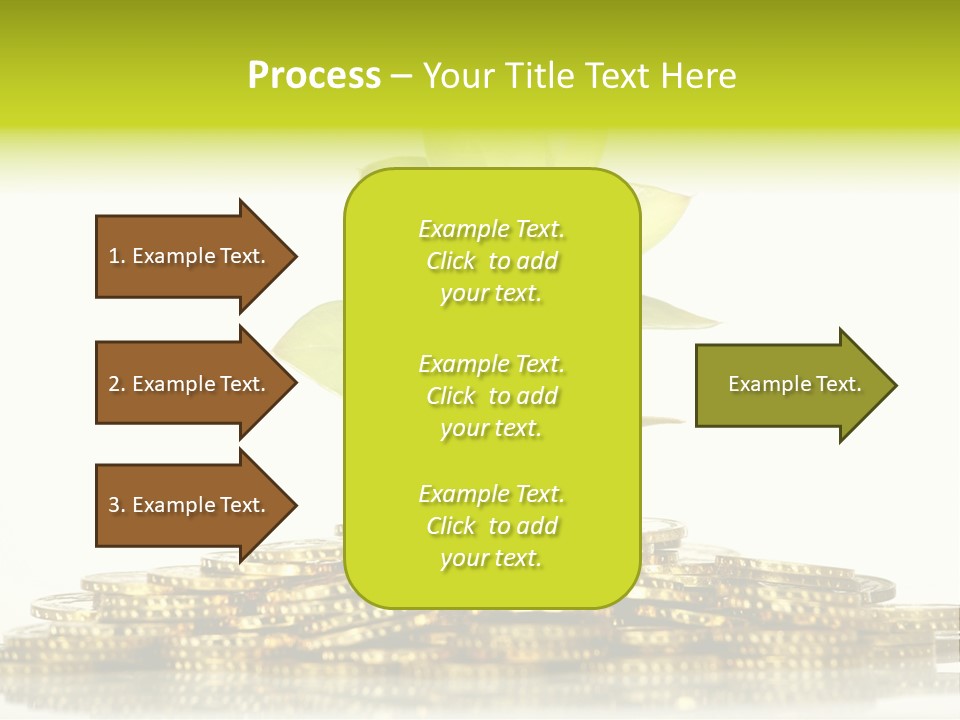 Home Metal Gold PowerPoint Template