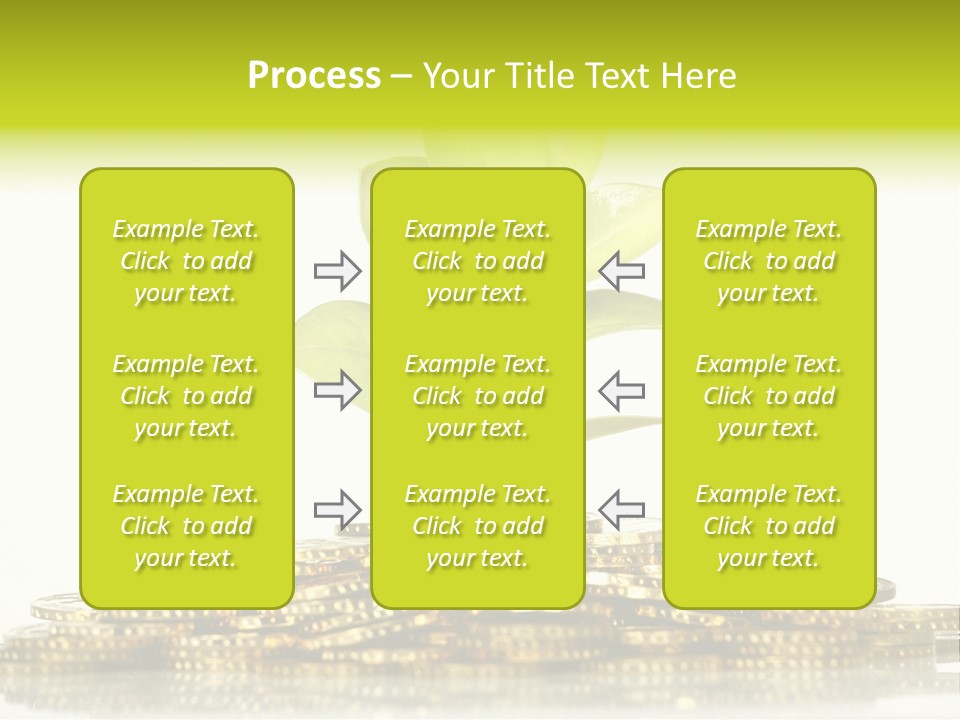 Home Metal Gold PowerPoint Template