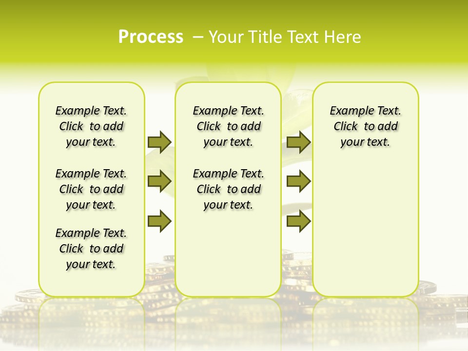 Home Metal Gold PowerPoint Template