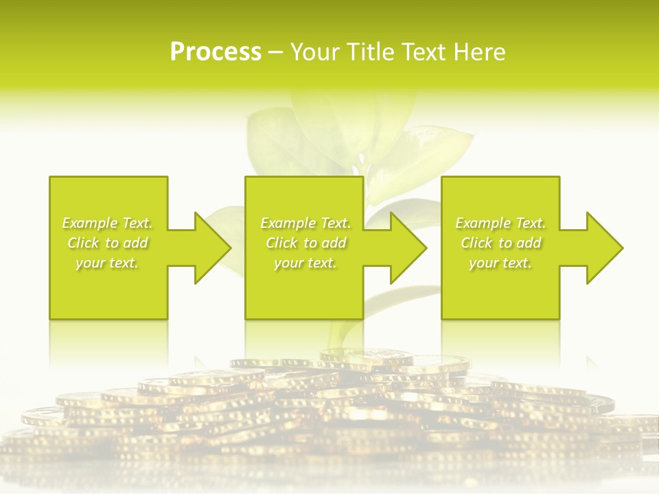 Home Metal Gold PowerPoint Template