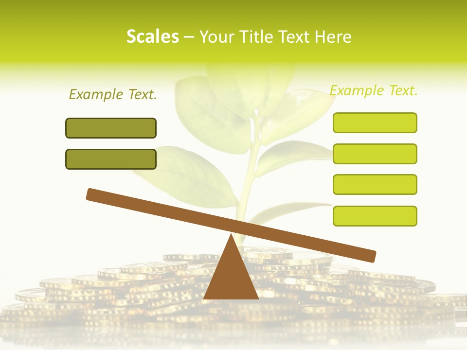 Home Metal Gold PowerPoint Template