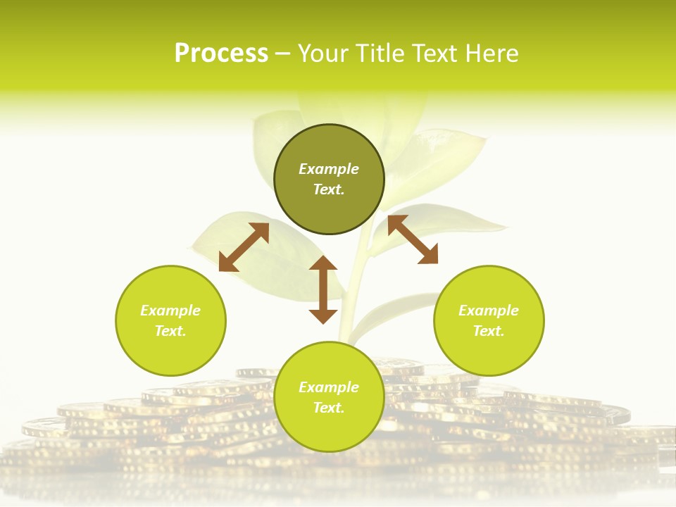 Home Metal Gold PowerPoint Template