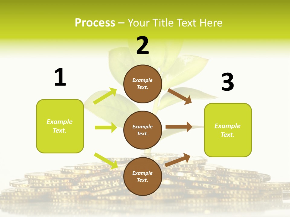 Home Metal Gold PowerPoint Template