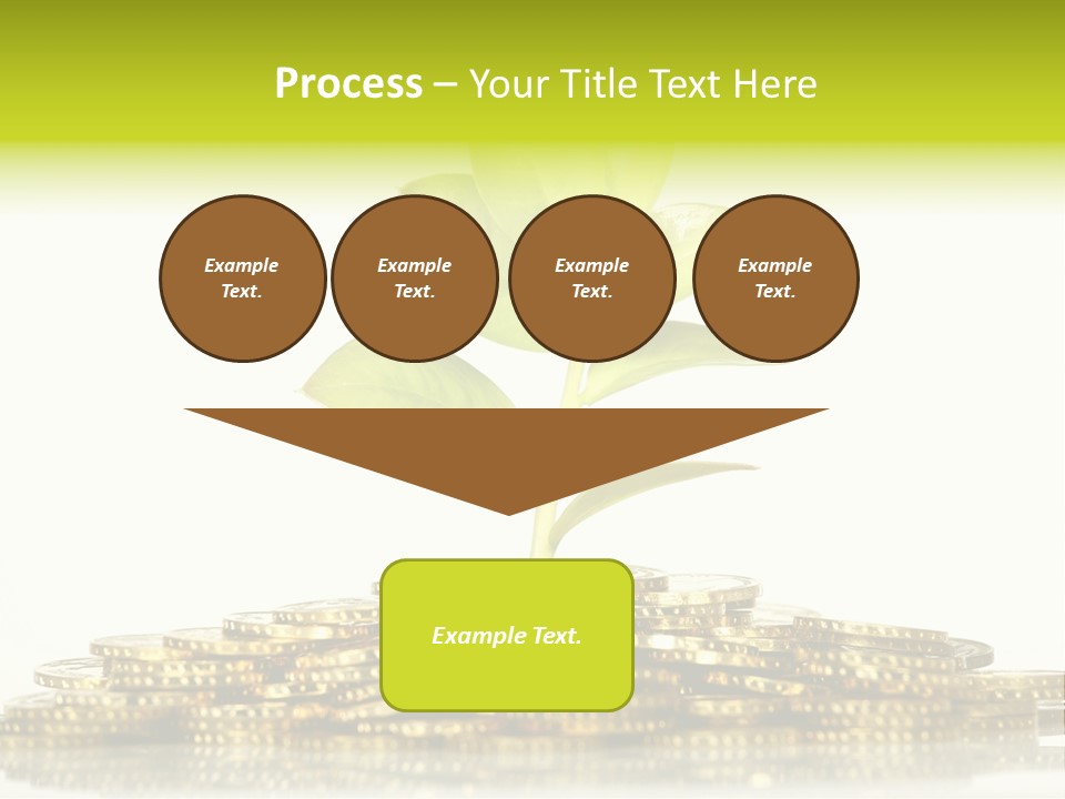 Home Metal Gold PowerPoint Template