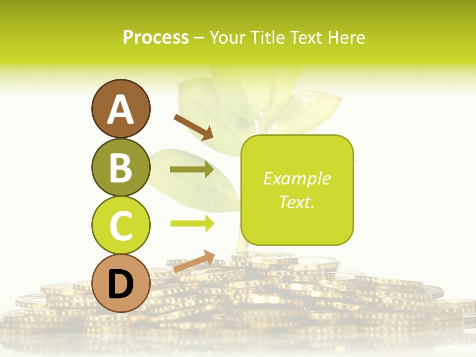 Home Metal Gold PowerPoint Template