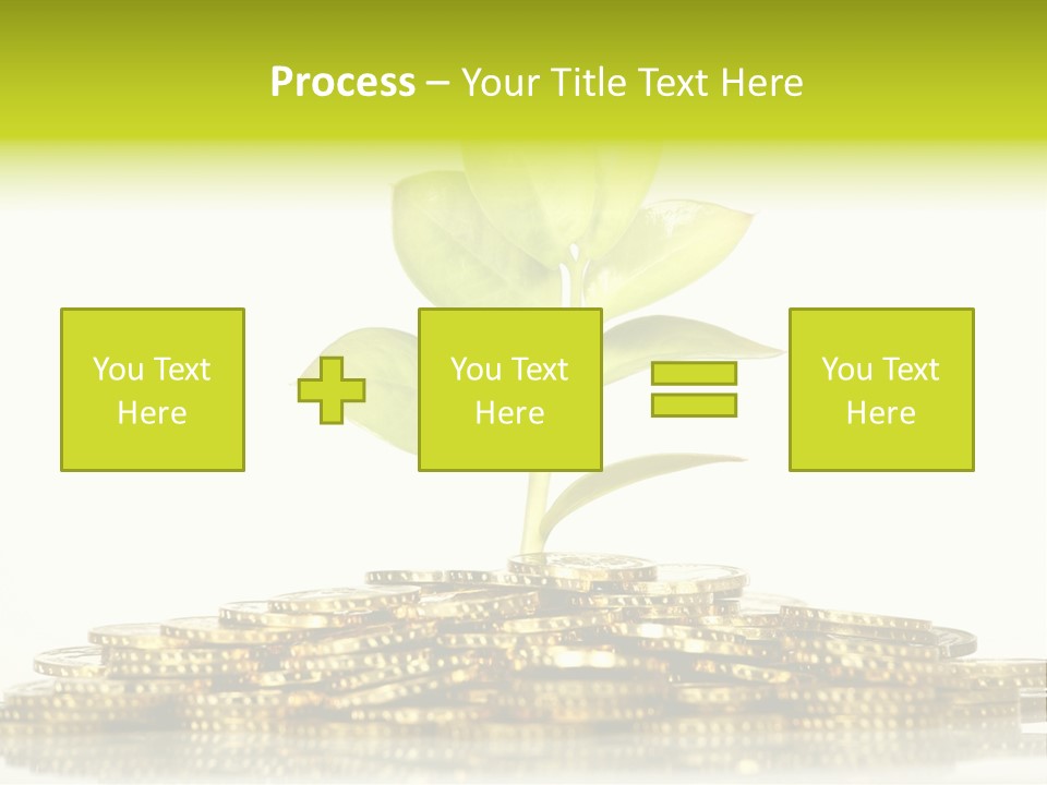 Home Metal Gold PowerPoint Template