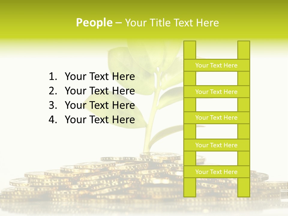 Home Metal Gold PowerPoint Template