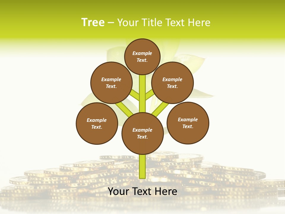 Home Metal Gold PowerPoint Template