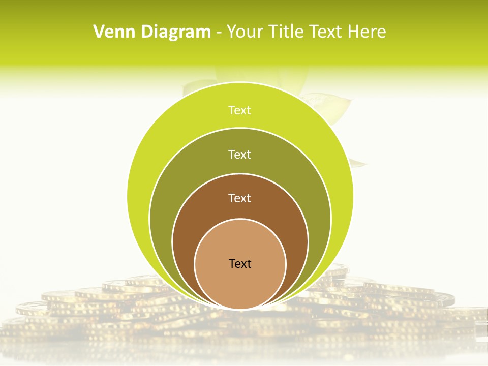 Home Metal Gold PowerPoint Template