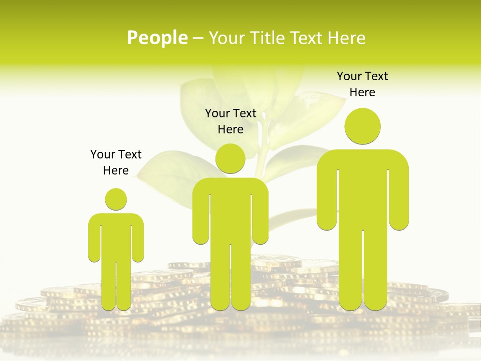 Home Metal Gold PowerPoint Template