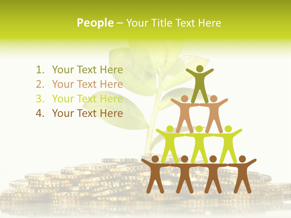 Home Metal Gold PowerPoint Template