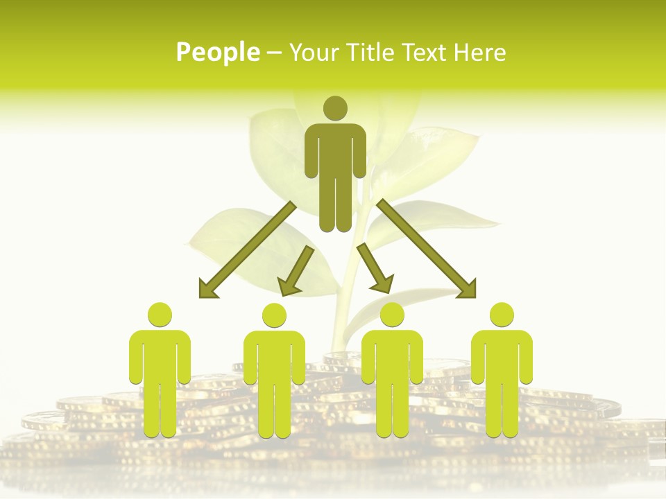 Home Metal Gold PowerPoint Template