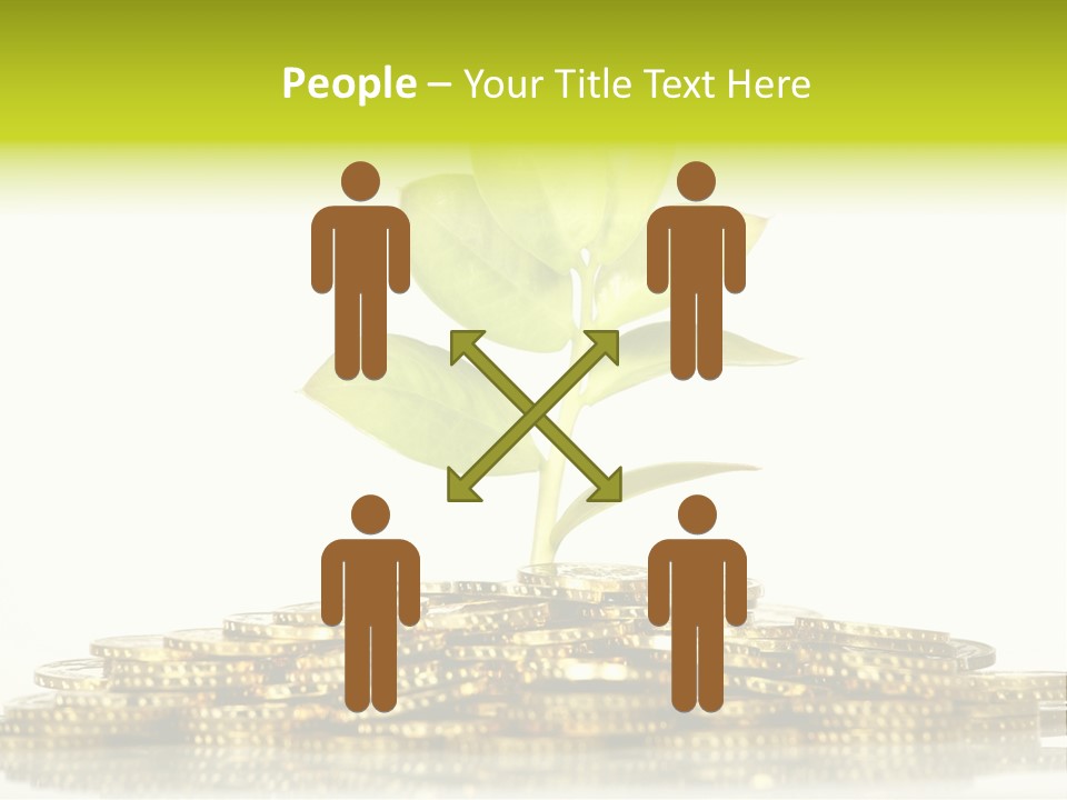 Home Metal Gold PowerPoint Template