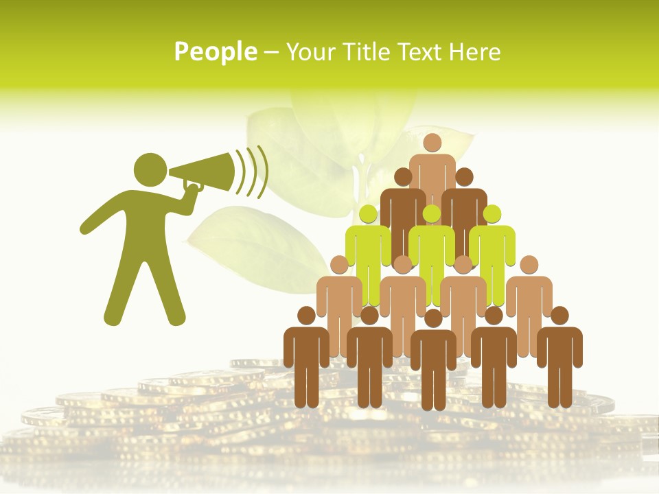 Home Metal Gold PowerPoint Template