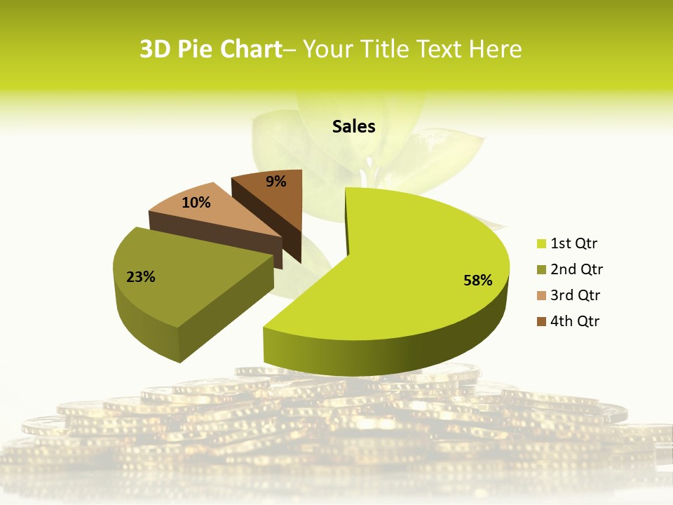 Home Metal Gold PowerPoint Template