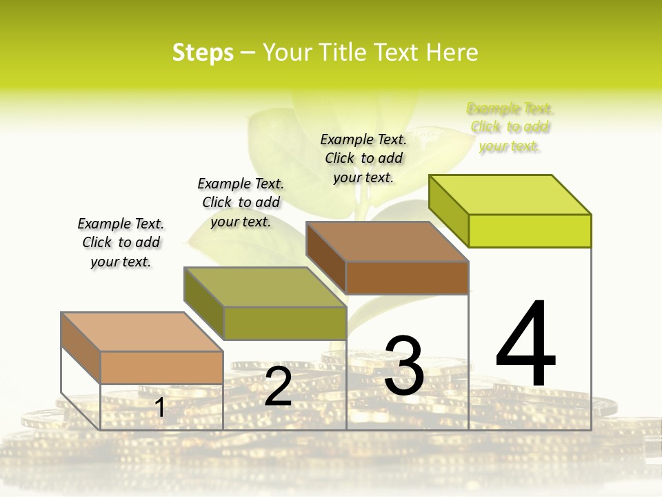 Home Metal Gold PowerPoint Template