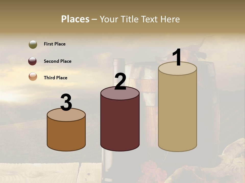 Vineyard Wooden Old Wood PowerPoint Template