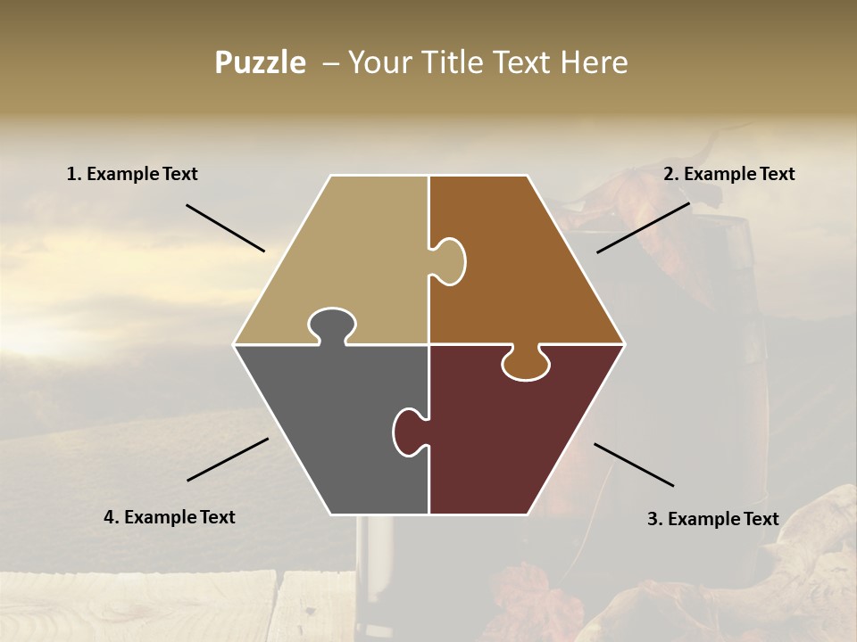 Vineyard Wooden Old Wood PowerPoint Template