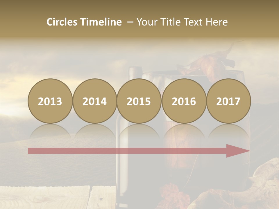 Vineyard Wooden Old Wood PowerPoint Template