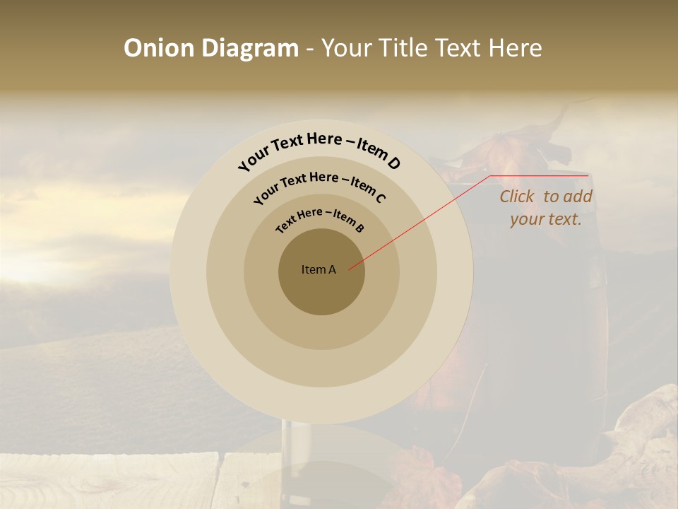 Vineyard Wooden Old Wood PowerPoint Template