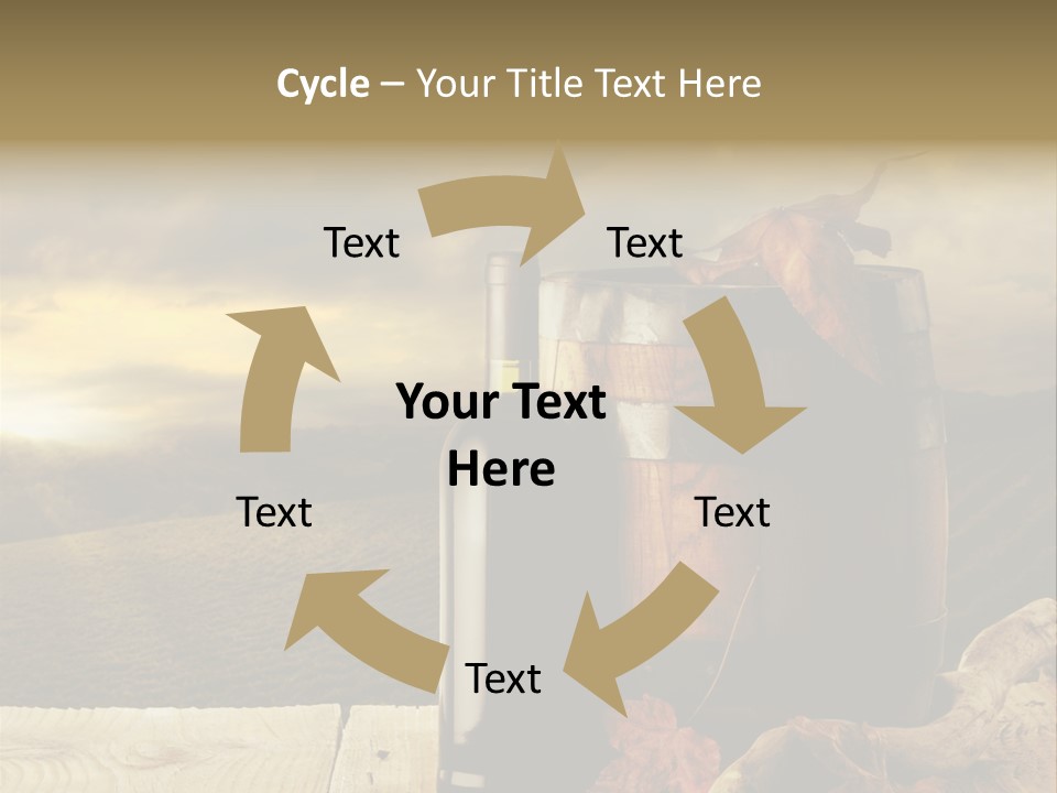 Vineyard Wooden Old Wood PowerPoint Template