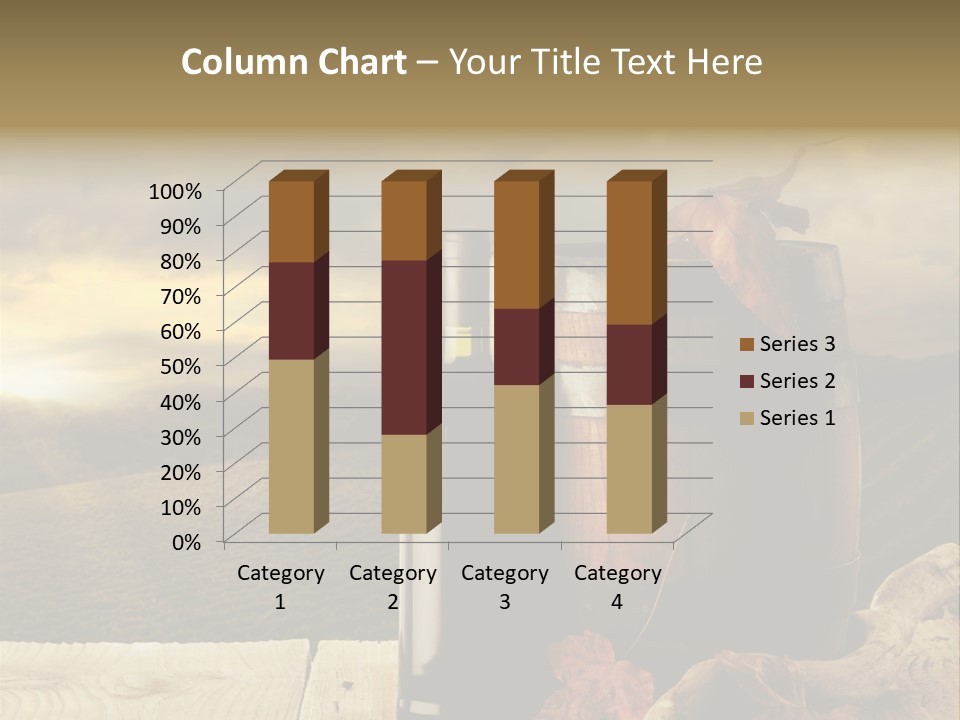Vineyard Wooden Old Wood PowerPoint Template
