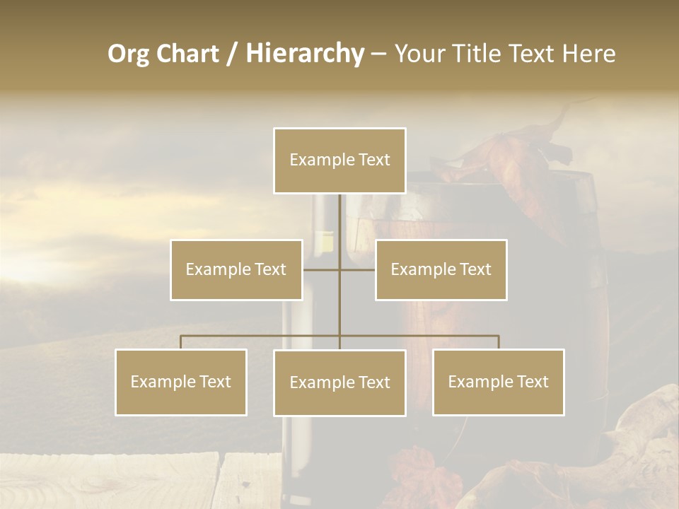 Vineyard Wooden Old Wood PowerPoint Template