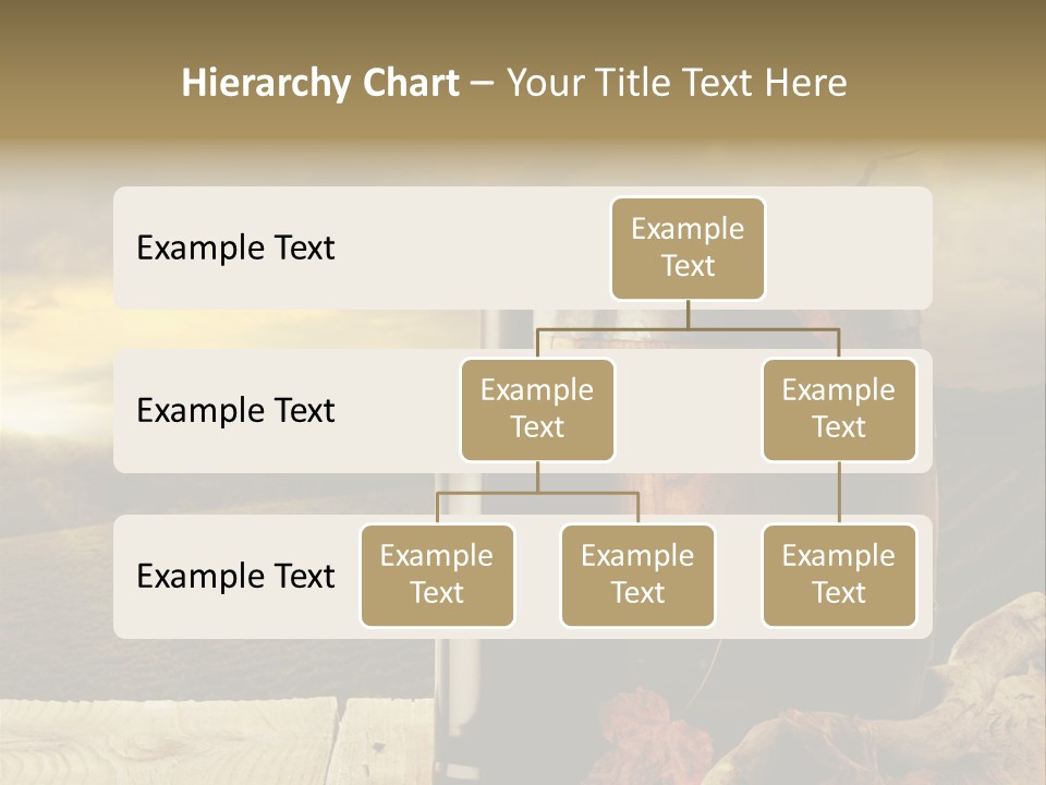 Vineyard Wooden Old Wood PowerPoint Template