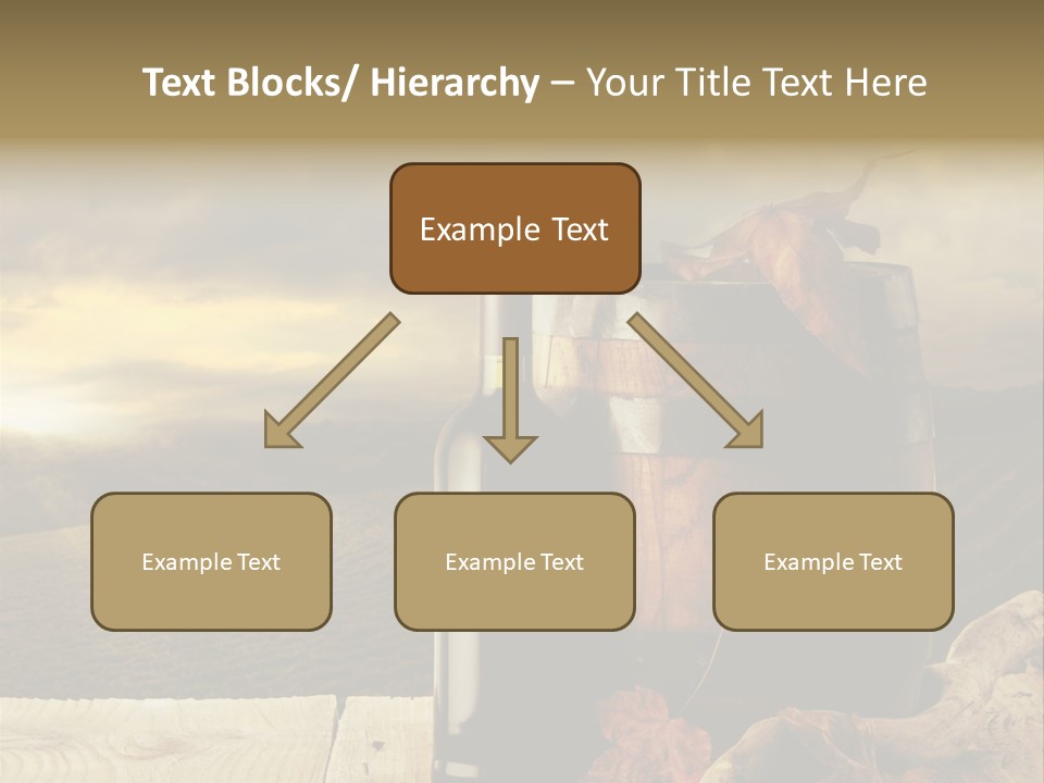 Vineyard Wooden Old Wood PowerPoint Template