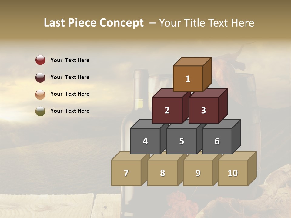 Vineyard Wooden Old Wood PowerPoint Template