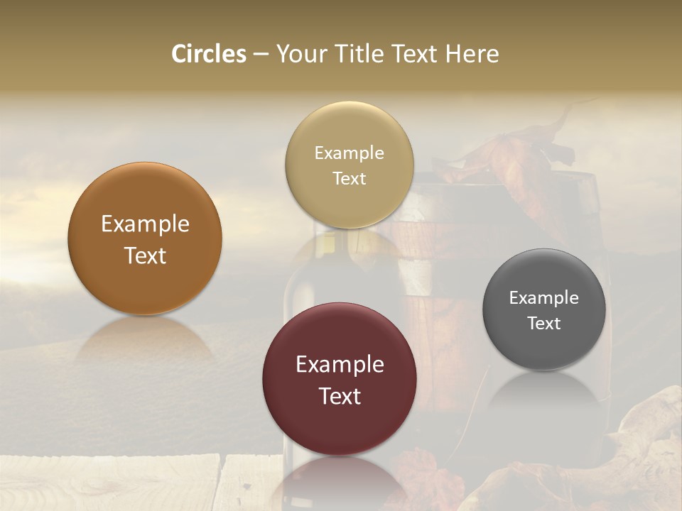 Vineyard Wooden Old Wood PowerPoint Template