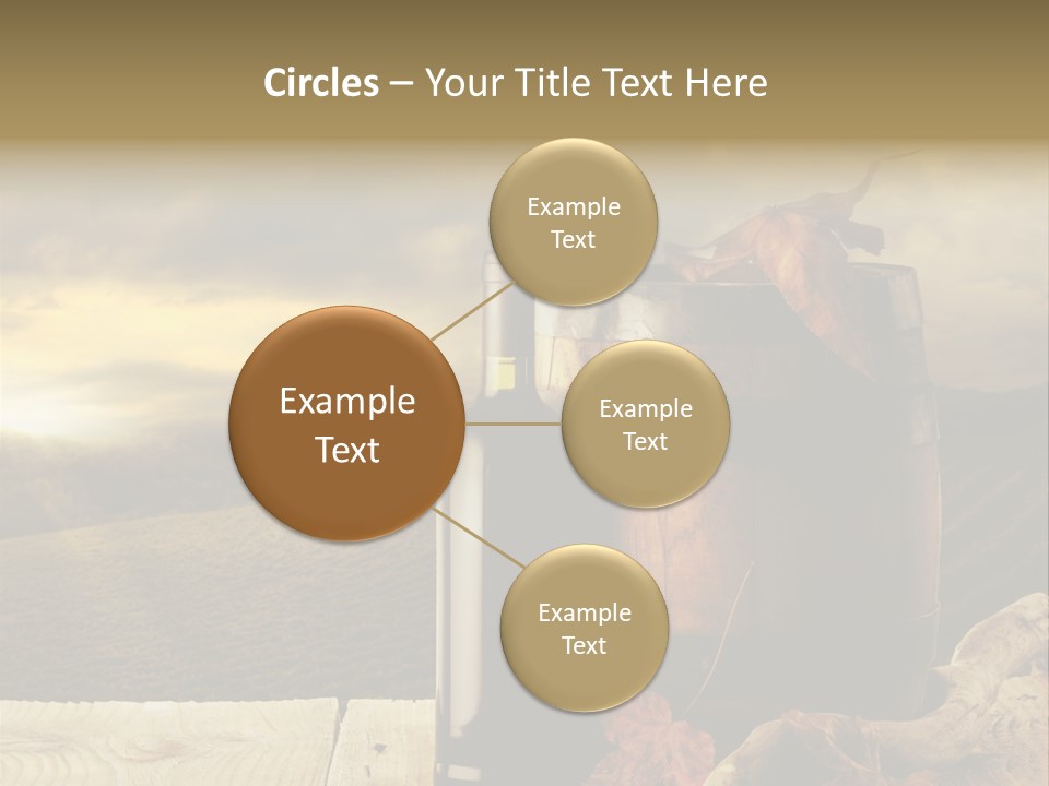 Vineyard Wooden Old Wood PowerPoint Template