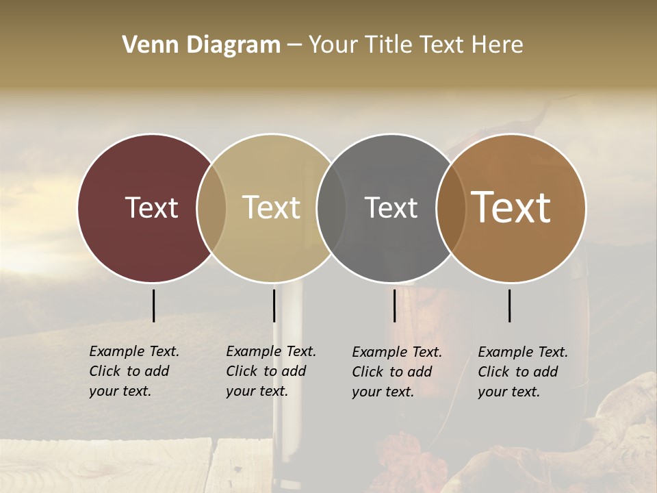 Vineyard Wooden Old Wood PowerPoint Template