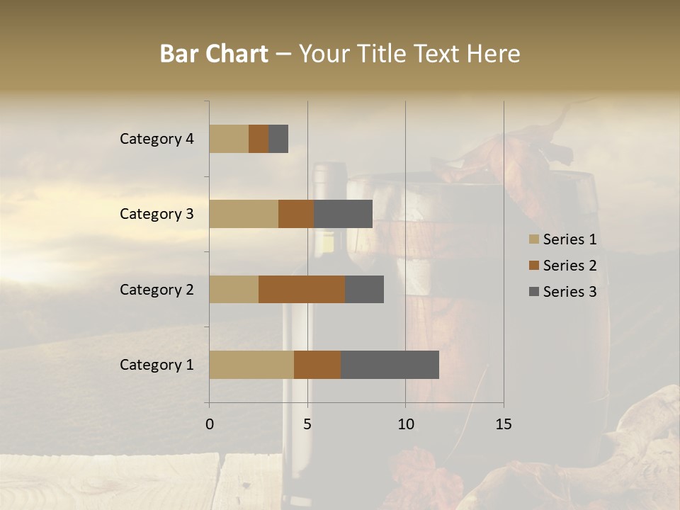 Vineyard Wooden Old Wood PowerPoint Template