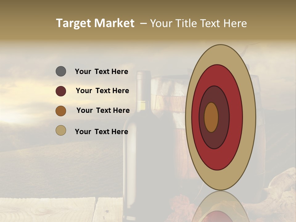 Vineyard Wooden Old Wood PowerPoint Template